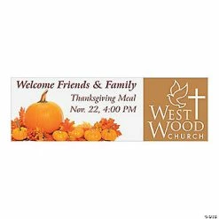 Flash Sale ⭐ Happy 👪 Thanksgiving Photo Custom Banner - Small 🌟