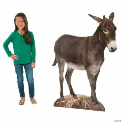 Wholesale 😍 Donkey Nativity Cardboard Stand-Up 💯 -Party Decorations Shop 13713146