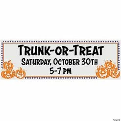 Wholesale ✨ Trunk-or-Treat 🦇 Halloween Custom Banner - Medium 😍