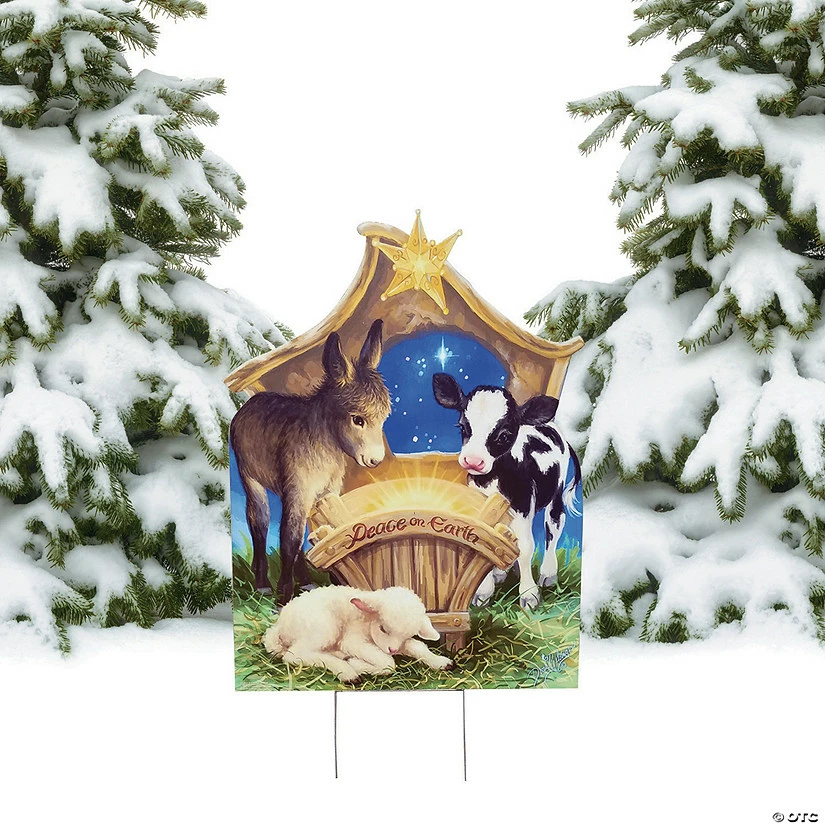Hot Sale β¨ Born in a Manger Outdoor Yard Sign π 2 Hot Sale β¨ Born in a Manger Outdoor Yard Sign π - Image 2