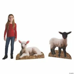 Hot Sale 🎉 Lamb Cardboard Stand-Ups - 2 Pc. 🔥 -Party Decorations Shop 13911273