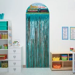 Flash Sale 🔥 Railroad VBS Door Curtain with Border ⭐ -Party Decorations Shop 13943406