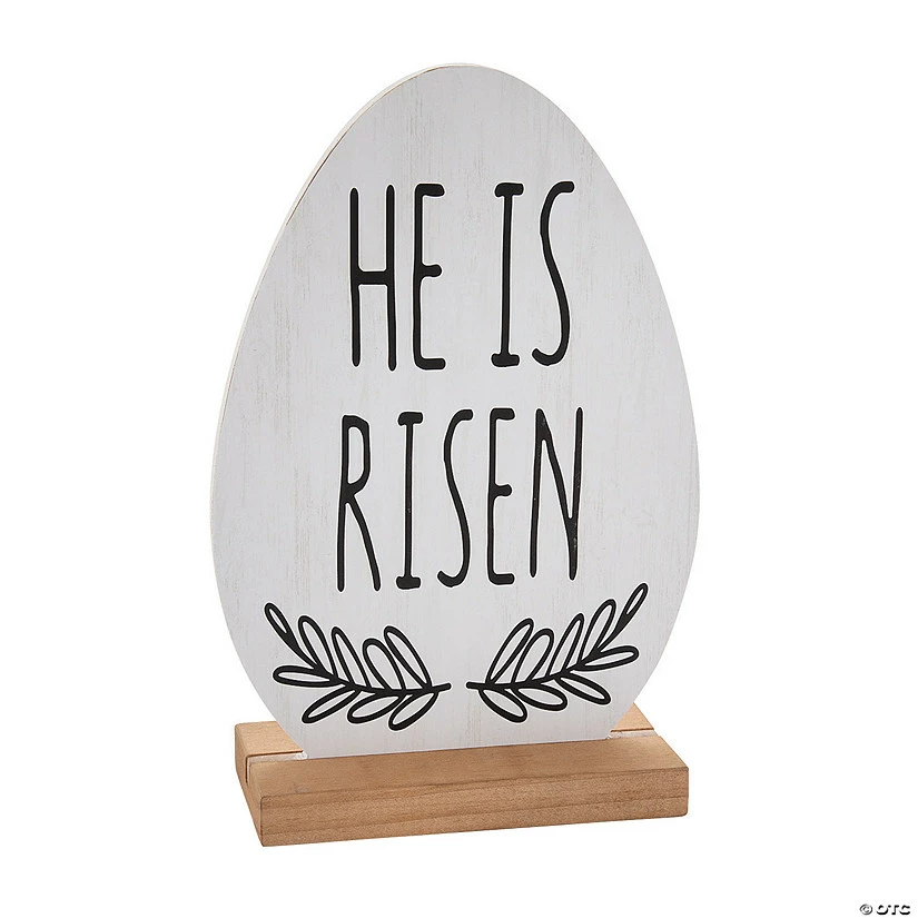 Promo π He Is Risen Egg Tabletop Sign π 2 Promo π He Is Risen Egg Tabletop Sign π - Image 2