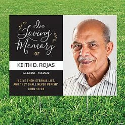 Wholesale 🛒 Memorial Custom Photo Yard Sign 🔥