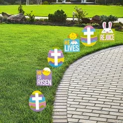 Buy 🎉 Religious Easter Yard Signs - 6 Pc. 🤩 -Party Decorations Shop 14097357