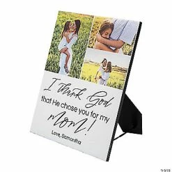 Best Pirce 💯 Personalized Religious 👩 Mother’s Day Photo Collage Table Sign 💯
