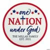 Coupon ⭐ Personalized Faith One Nation Under God Patriotic Door Sign 🤩