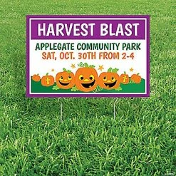 Deals ⌛ Personalized Christian Pumpkin Yard Sign 🎁