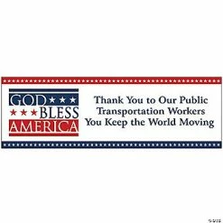Coupon 🤩 God Bless America Patriotic Custom Banner - Small 🌟