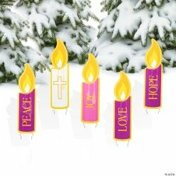 Best deal 🌟 Advent Candle Yard Signs - 5 Pc. 🌟