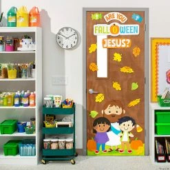 Best Sale 👏 Are You Fall-O-Ween Jesus Door Decorating Kit - 5 Pc. 🎁