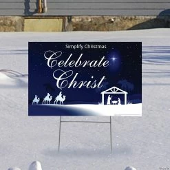 Deals 🔥 Celebrate Christ This 🎅 Christmas Yard Sign 💯