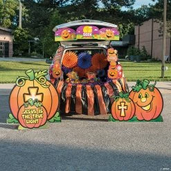 Outlet 😉 Christian Pumpkin Trunk-or-Treat Grand Decorating Kit - 35 Pc. 🌟