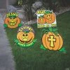 Buy 🛒 Christian Pumpkin Yard Signs - 4 Pc. 💯