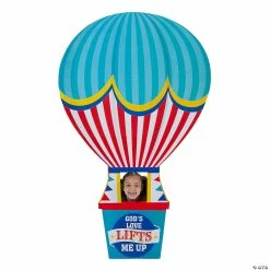 Promo 👏 Church Carnival Hot Air Balloon Stand-Up 👏 -Party Decorations Shop church carnival hot air balloon stand up13982965 a01