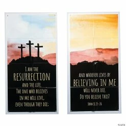 Cheapest 🛒 Church Resurrection Banner Set - 2 Pc. 🔔