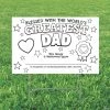Top 10 😉 Color Your Own Blessed Father's Day Yard Sign 🎉