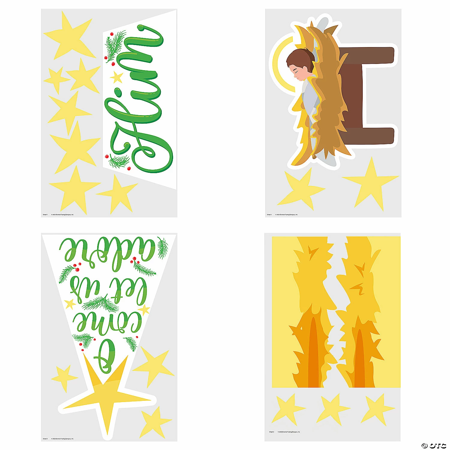 New β Come Let Us Adore Him β Christmas Door Decorating Kit - 4 Pc. π 2 New β Come Let Us Adore Him β Christmas Door Decorating Kit - 4 Pc. π - Image 2