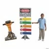 Brand new 🔥 Construction VBS Directional Sign & Jackhammer Cardboard Stand-Ups - 2 Pc. 🛒
