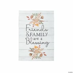Cheapest 😍 Cottagecore Friends & Family Are a Blessing Wall Sign 👍