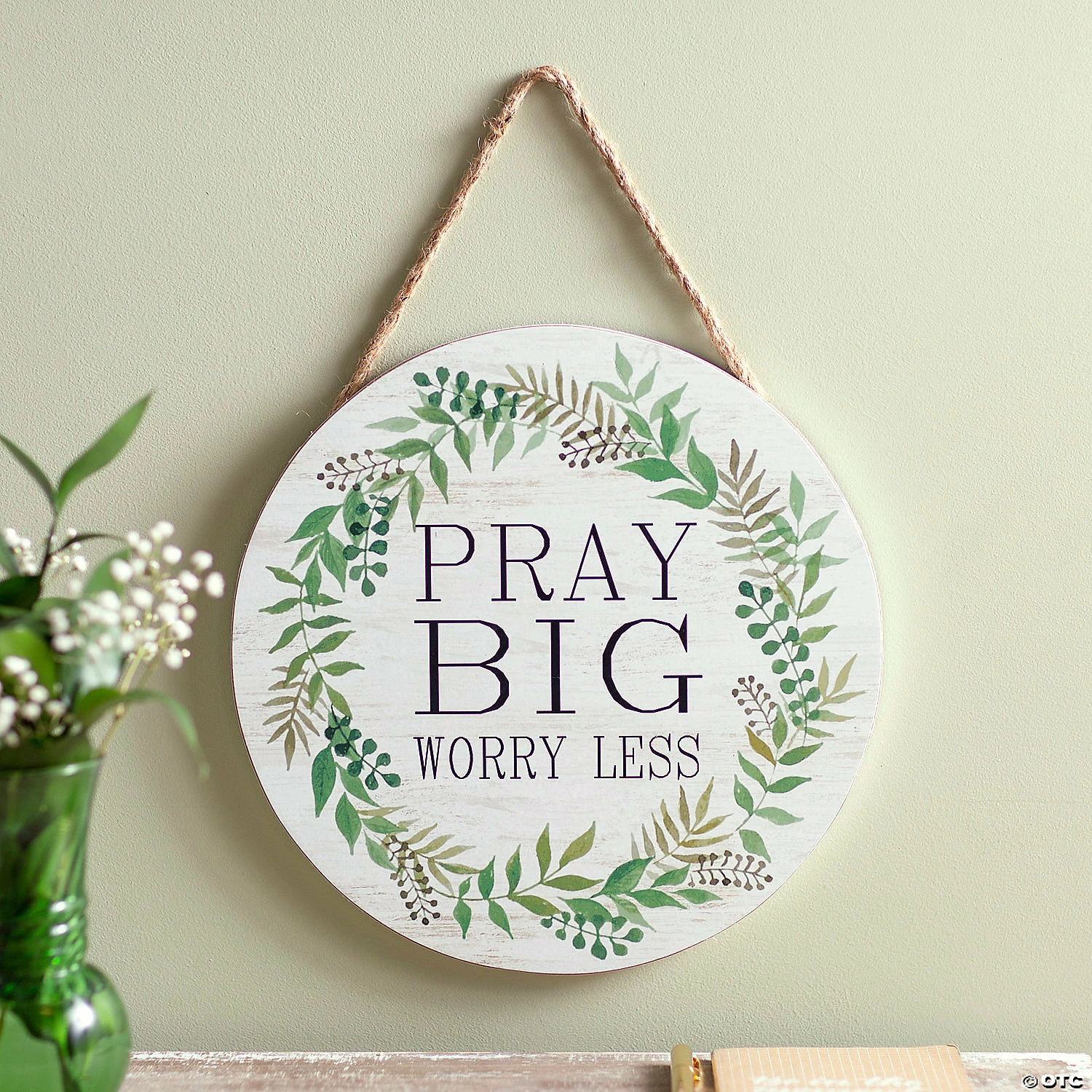 Buy 🛒 Cottagecore Pray Big Worry Less Wall Sign 🎁 - Image 2