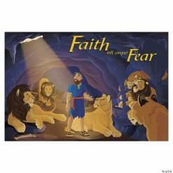 Wholesale ❤️ Daniel & the Lions’ Den Backdrop - 3 Pc. ⭐