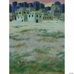 Cheap π Design-A-Room π Christmas Nativity Bethlehem Town Backdrop π€©