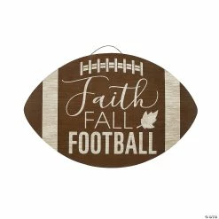 Hot Sale π₯ Faith Fall Football Door Sign β