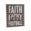 New ✨ Faith Family Football Sign 😀