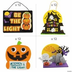New 🥰 Fear Not with God 🦇 Halloween Craft Assortment - Makes 48 🔔 -Party Decorations Shop fear not with god halloween craft assortment makes 4814124206 a01