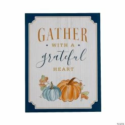 Best reviews of ⌛ Gather with a Grateful Heart Sign 👏
