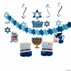 Wholesale 🔔 Hanukkah Decorating Kit - 9 Pc. 🌟