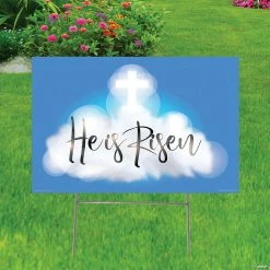 Budget 👏 He Is Risen Yard Sign ✔️