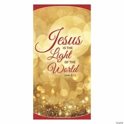 Brand new 🎉 Jesus is the Light of the World Door Banner ⌛