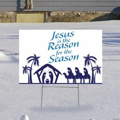 Wholesale 🎉 Jesus is the Reason for the Season Yard Sign 🥰