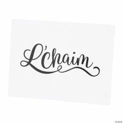 Hot Sale 🛒 L'Chaim Sign with Easel 💯