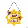 Cheap 🔔 Life is Scary Without Jesus 🧛 Halloween Sign Craft Kit – Makes 12 🛒