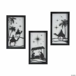 Promo 🛒 Nativity Wall Signs Set 😀