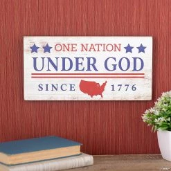 New π One Nation Under God Sign β¨