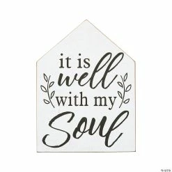 Best Sale 🧨 Positively Simple It Is Well With My Soul Tabletop Sign 😍