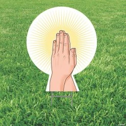 Promo 🥰 Pray Hands Yard Sign 👏