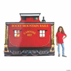 Best Pirce ⌛ Railroad Caboose Lifesize Cardboard Stand-Up 🧨