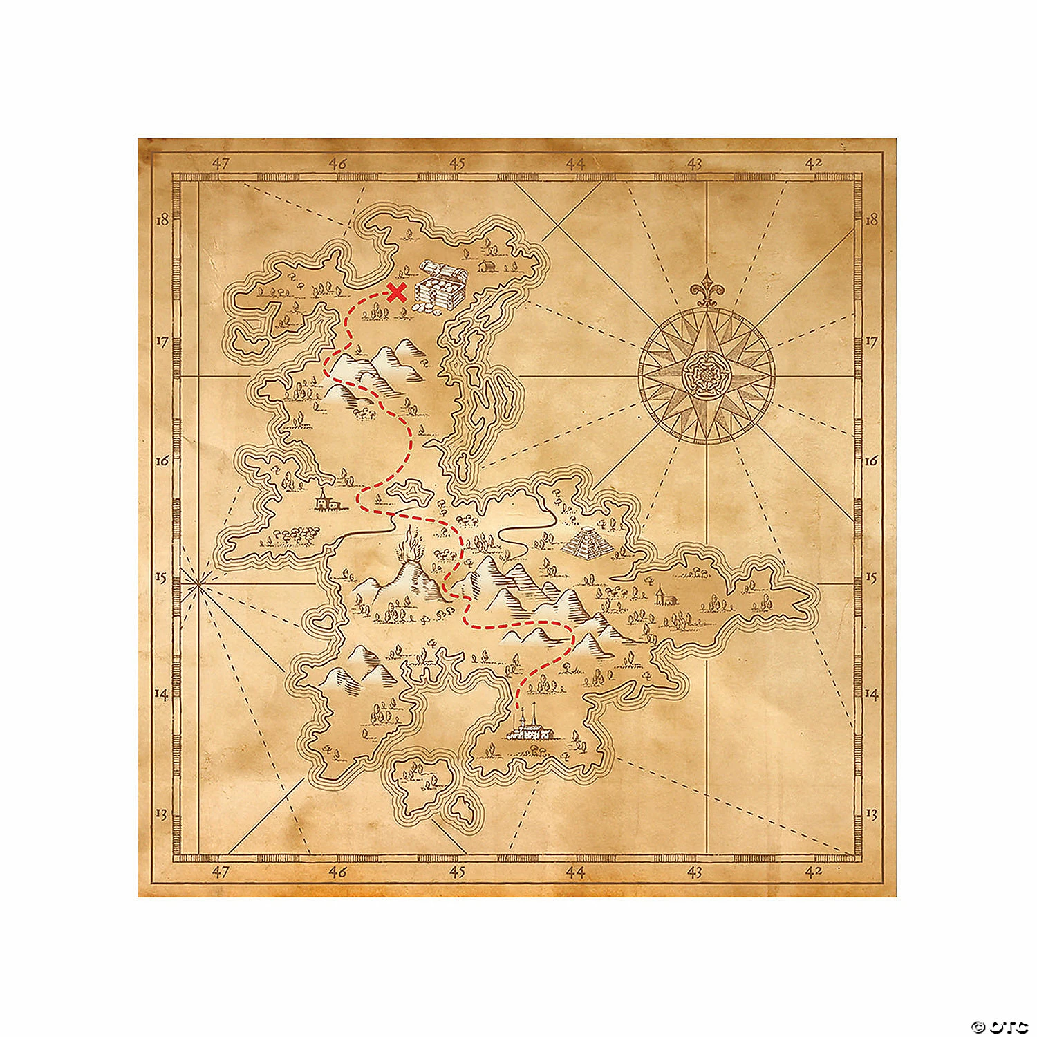 Outlet π Rainforest Map Backdrop - 2 Pc. 𧨠1 Outlet π Rainforest Map Backdrop - 2 Pc. π§¨