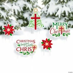 Best deal 💯 Religious 🎄 Christmas Yard Sign Set - 5 Pc. 🛒