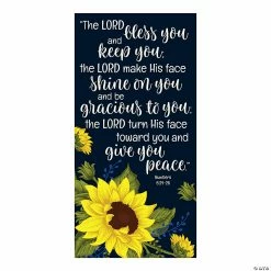 Best Sale 🧨 Religious Fall Sunflower Door Banner 👍