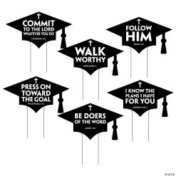 Top 10 😉 Religious Graduation Mortarboard Yard Signs - 6 Pc. 😉 -Party Decorations Shop religious graduation mortarboard yard signs 6 pc 13968952 a01