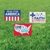 Best reviews of 💯 Religious Patriotic Yard Signs - 3 Pc. 💯