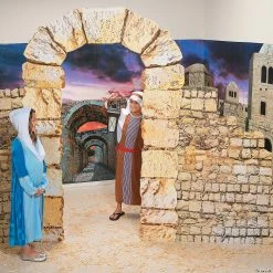 Coupon 💯 Scene to Bethlehem Backdrop Banner - 3 Pc. 🛒 -Party Decorations Shop scene to bethlehem backdrop banner 3 pc 13750975 a02