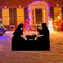 Best Pirce ⌛ Silhouette Nativity Outdoor Yard Sign 🔥