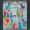Brand new ❤️ Stained Glass Nativity Window Clings 🤩